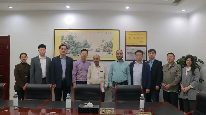 印度客戶(hù)來(lái)我公司參觀(guān)考察。